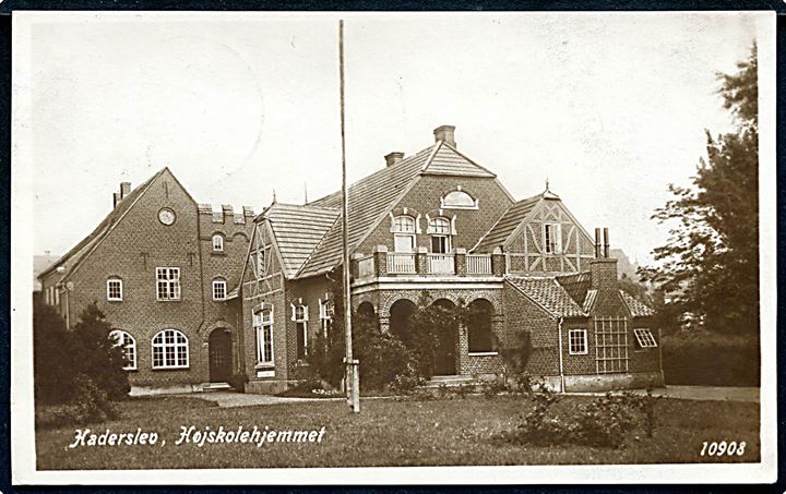 Haderslev, Højskolehjemmet. No. 10908.