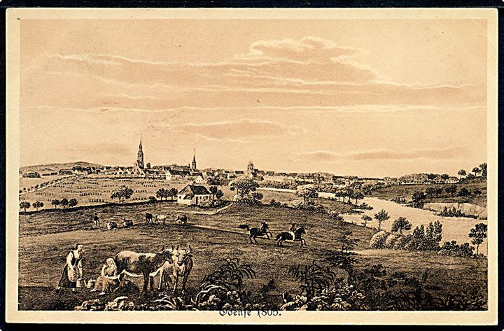 Odense. I gamle dage anno 1805. Stenders no. 26870.