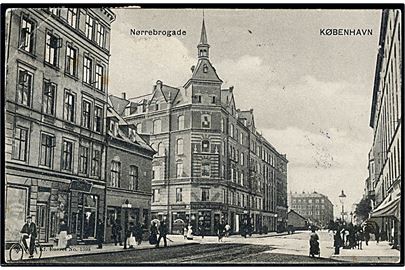 Købh., Nørrebrogade. Sk. B. & Kf. no. 1395.