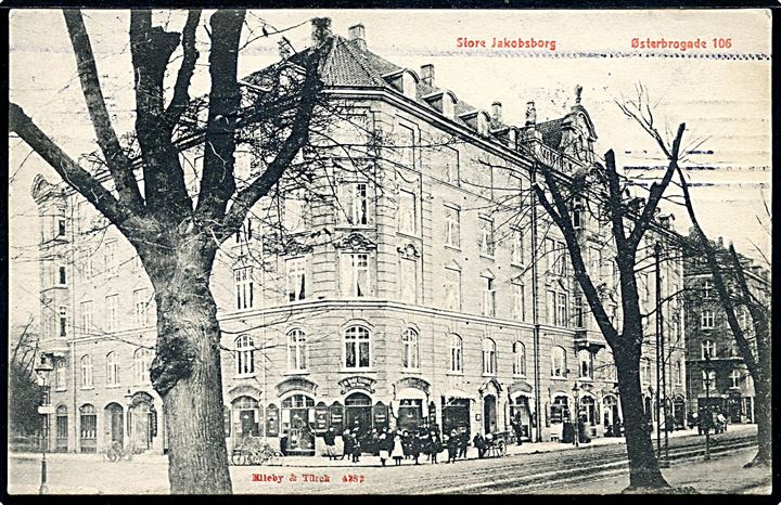 KJøbh. Østerbrogade 106. Store Jakobsborg. Elleby & Türek no. 4383.