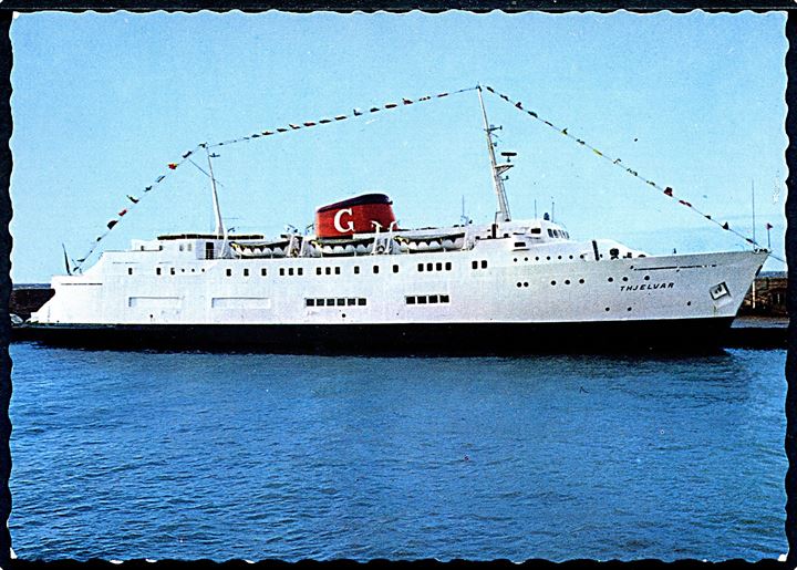 Thjelvar, M/S, Rederi AB Gotland. Gotlandskonst AB no. 24196.