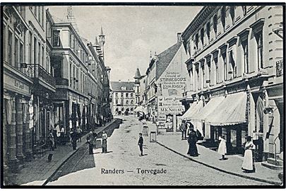 Randers, Torvegade. V. T. & P. u/no.