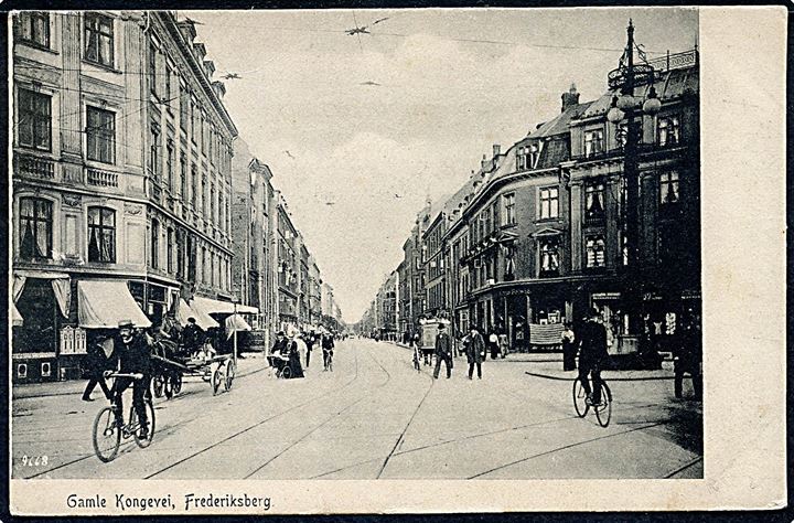 Købh., Gammel Kongevej på Frederiksberg. O.E.Kull no. 9668.