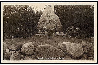 Sejerø, Genforeningsstenen. Stenders no. 54640.