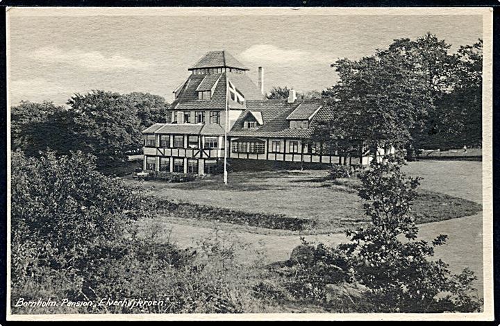 Bornholm, Pension Elverhøjkroen. Colberg no. 130E.