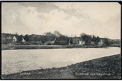 Langaa, Gudenaa ved Løgstrup. Niemann no. 14489.