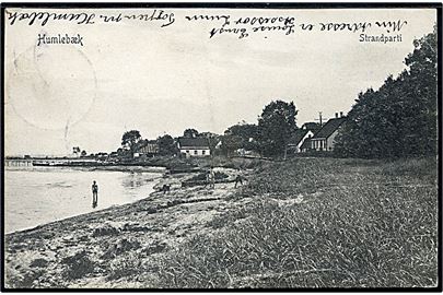 Humlebæk, strandparti. P. Alstrup no. 5287 (?)