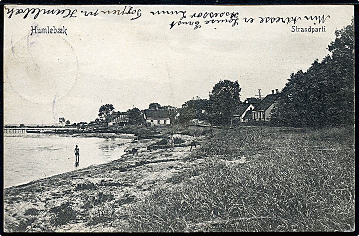 Humlebæk, strandparti. P. Alstrup no. 5287 (?)