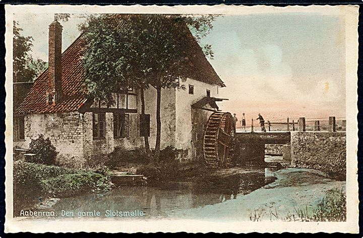 Aabenraa. Den gamle slotsmølle. Stenders no. 53502.