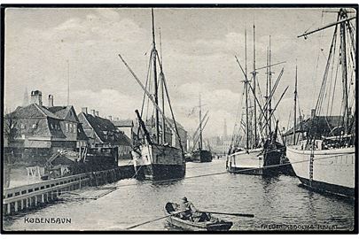 Købh., Frederiksholms Kanal. Fotograf Orla Bock. A. Vincent no. 508.