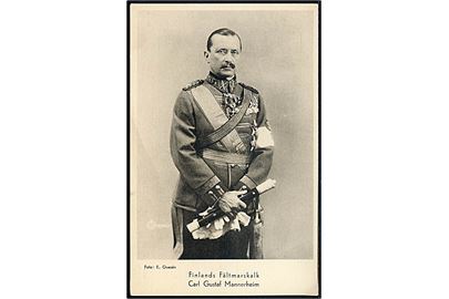 Finlands Feltmarskal Carl Gustaf Mannerheim. Centrala Finlandshjälpen no. 3949/2. 