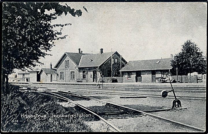 Knabstrup jernbanestation. Johs. P. K. Pedersen.