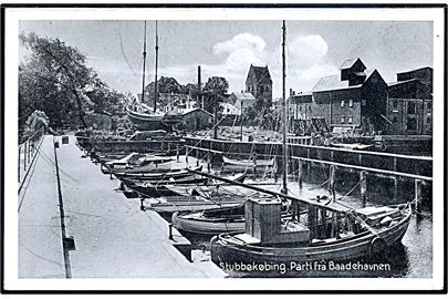 Stubbekøbing. Fra Baadehavnen. Stenders no. 66004.