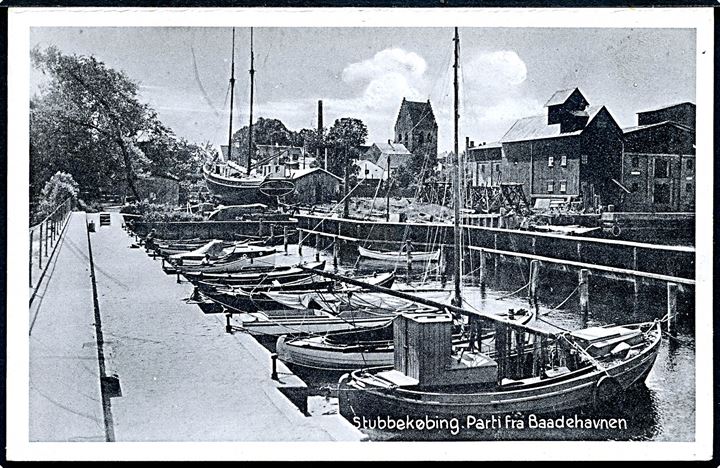 Stubbekøbing. Fra Baadehavnen. Stenders no. 66004.