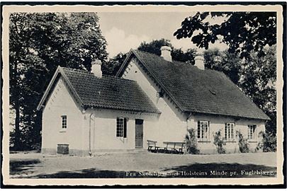 Holsteins Minde pr. Fuglebjerg. Skolehjemmet. Bundgaards Boghandel no. 5112.