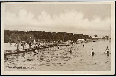 Nysted. Badestranden. Stenders no. 63682. 