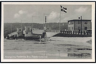 Frederikssund. Kronprins Frederiks Bro. Stenders no. 75380.