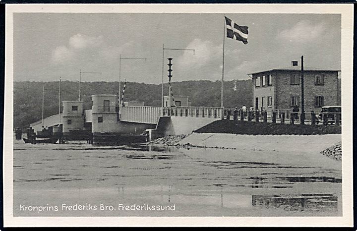 Frederikssund. Kronprins Frederiks Bro. Stenders no. 75380.