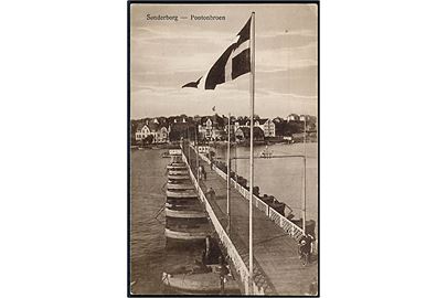 Sønderborg. Pontonbroen. J. Boisen no. U 81.