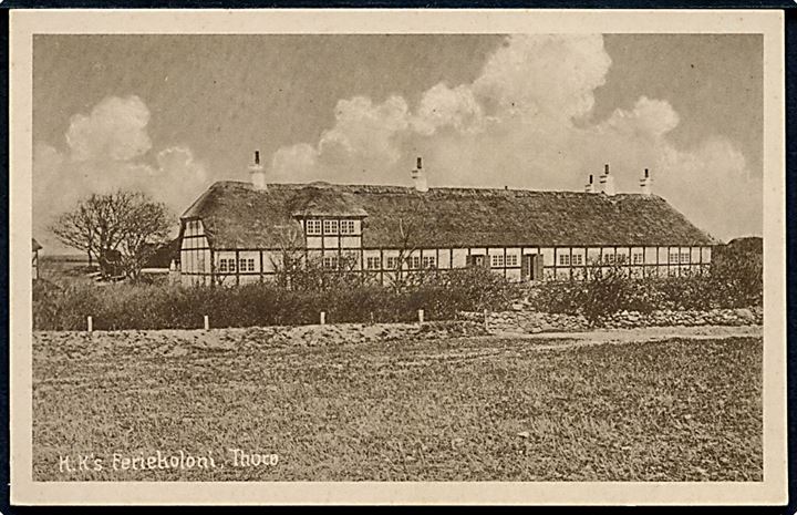 Thorø ved Assens. K.K.'s Feriekoloni. Plums boghandel u/no. 