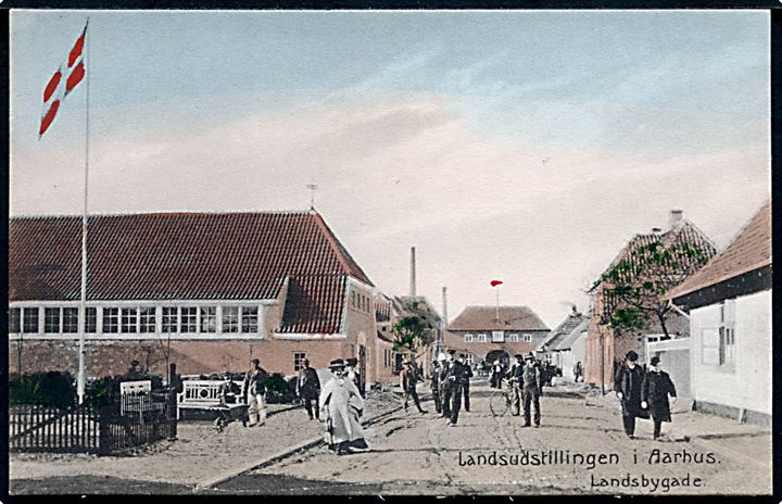 Aarhus, Landsudstillingen, Landsbygade. Stenders no. 18411.