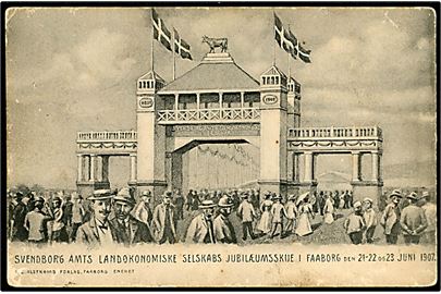 Faaborg, Svendborg Amts Landøkonimiske Selskabs Jubilæumsskue 1907. F. C. Alstrøm u/no.