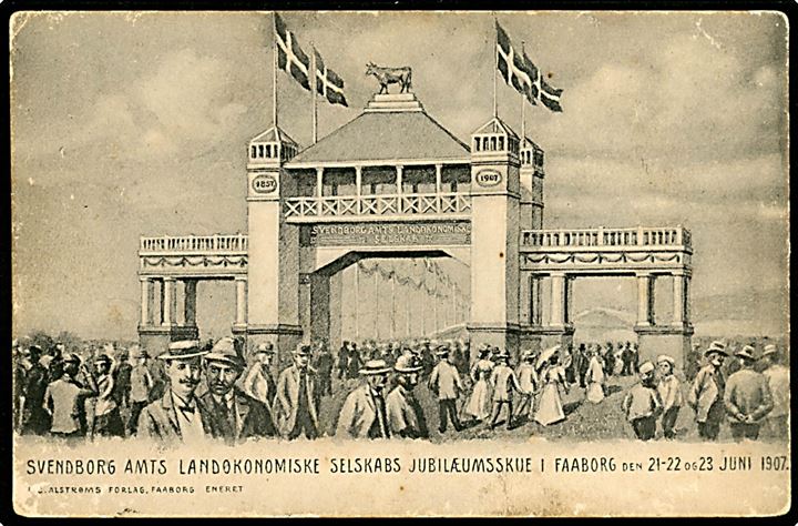 Faaborg, Svendborg Amts Landøkonimiske Selskabs Jubilæumsskue 1907. F. C. Alstrøm u/no.