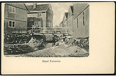 Thorshavn. Hotel Færøerne. H.N. Jacobsen u/no. 