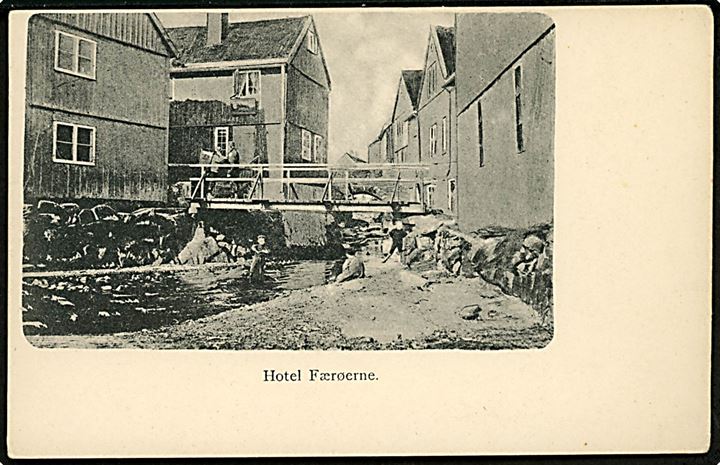 Thorshavn. Hotel Færøerne. H.N. Jacobsen u/no. 