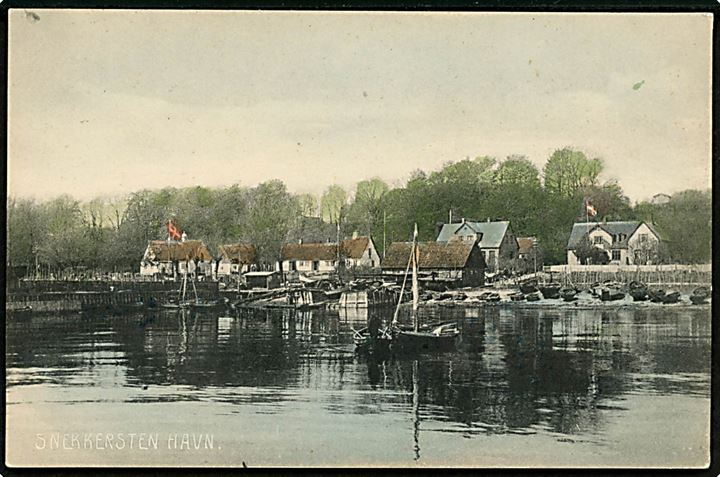 Snekkersten Havn. A. Vincent no. 3135.