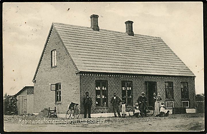 Kastager ved Horslunde. Købmandsforretningen. H. Schmidt no. 19198.