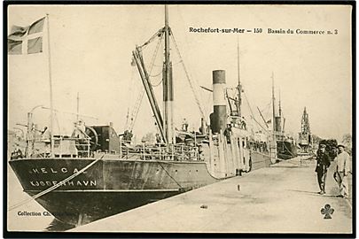 Helga, S/S, D/S Heimdal i Rochefort-sur-Mer, Frankrig. Torpederet af tysk ubåd UB39 i oktober 1916. 