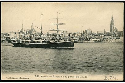 A. N. Hansen, S/S, DFDS i Anvers, Belgien. Forlist oktober 1918. No. 731.