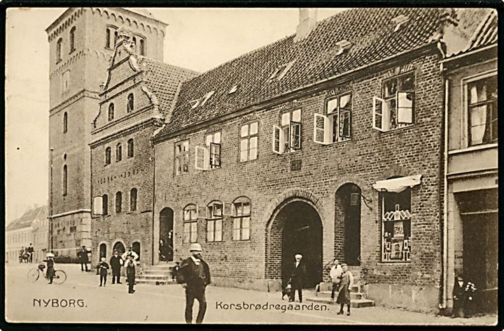 Nyborg, Korsbrødregaarden. Stenders no. 16865k.