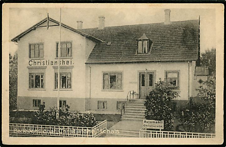 Lohals, badepensionat Christianshøj. C. Jenssen-Tusch / Stenders no. 27.