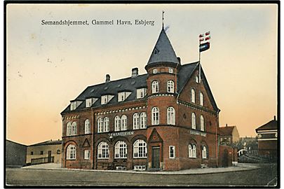 Esbjerg. Sømandshjemmet på Gammel Havn. N.P. Andersen no. u 29.