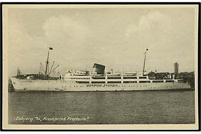 Kronprins Frederik, M/S, DFDS Englandsbåd i Esbjerg. Banegaardskiosken no. 1435.