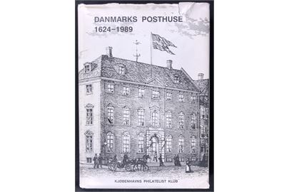 Danmarks Posthuse 1624-1989 af Vagn Jensen, Henning Kaaber & Hans Ehlers Jessen. Omfattende posthistorisk opslags- og hovedværk med oplysninger om alle danske poststeder. Ca. 300 sider indbundet med lidt slidt smudsbind. Kjøbenhavns Philatelist Klub 1990.