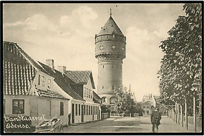 Odense, Vandtårnet på Albanigade. Varehus Carl Friis u/no.