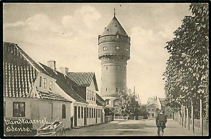 Odense, Vandtårnet på Albanigade. Varehus Carl Friis u/no.