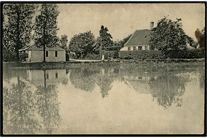 Eskilstrup. Ved den gamle branddam. F.C.A. no. 5603.