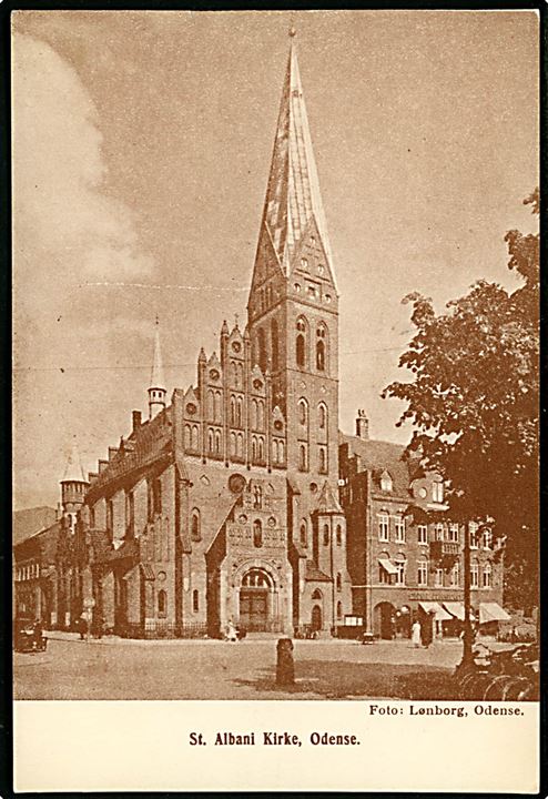 Odense, St. Albani kirke. Ansgariusforeningens Forlag u/no.