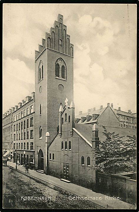 Købh., Dannebrogsgade 53, Gethsemane kirke. Stenders no. 6639.