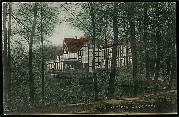 Munkebjerg Badehotel. Chr. Hansen no. 3461.