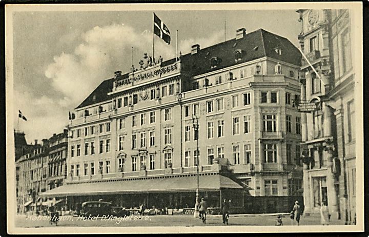 Købh., Hotel d'Angleterre. U/no.