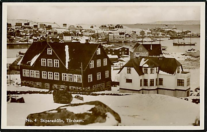 Thorshavn. Spiparaskúlin. Fotokort H.N. Jacobsen u/no. 