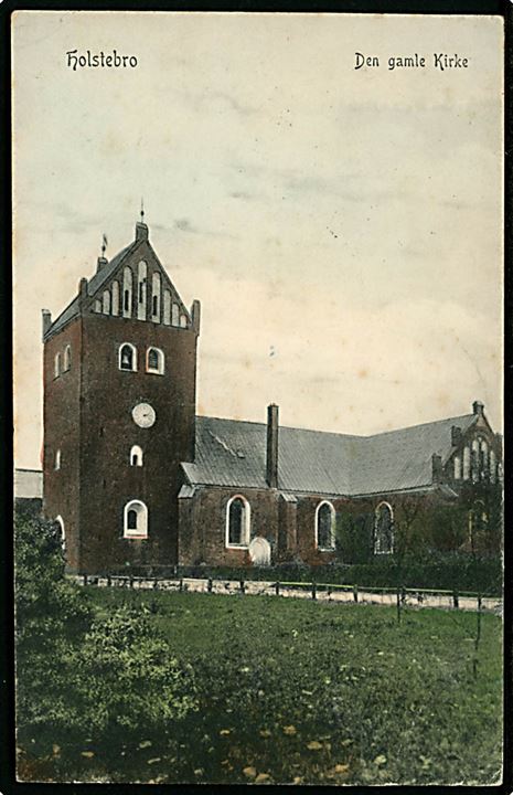 Holstebro. Den gamle kirke. P. Alstrup no. 8257.