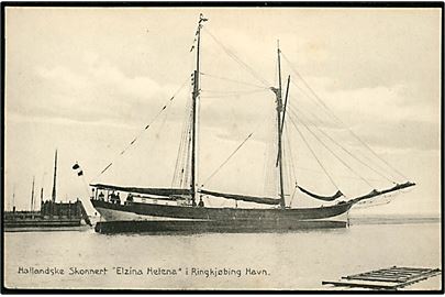 Ringkøbing, hollandsk skonnert Elzina Helena. N. P. Holm no. 28729.