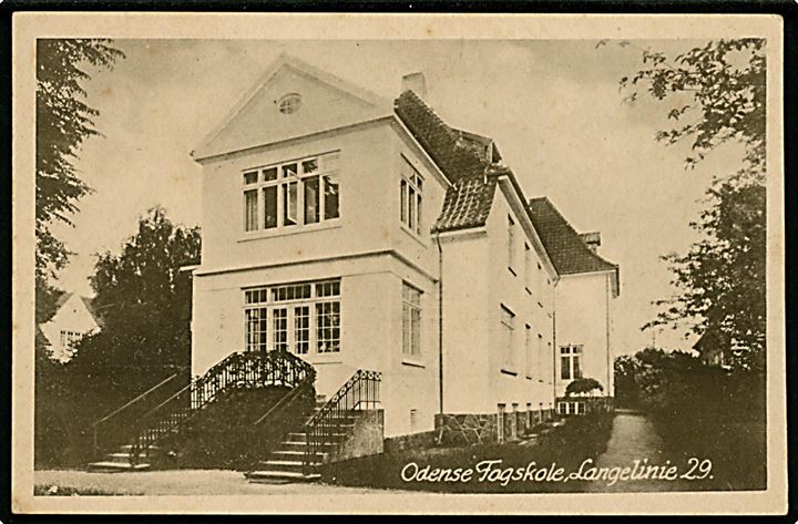 Odense, Langelinie 29, Fagskole. O. W. Sørensen u/no.