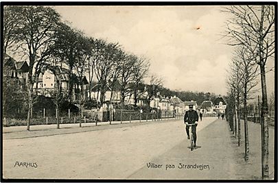 Aarhus. Villaer på Strandvejen. Stenders no. 5646.